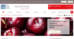 Desktop Screenshot of msa-haute-normandie.fr
